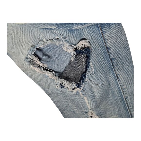 Y2K 90s Arketype Mens Denim Cargo Jeans Distressed  40x34 Rugged Streetwear Flaw - Picture 14 of 15